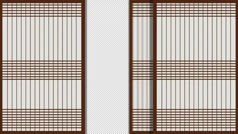 Stinger Transition Door Slide Basic for Twitch Stock Footage 247244540