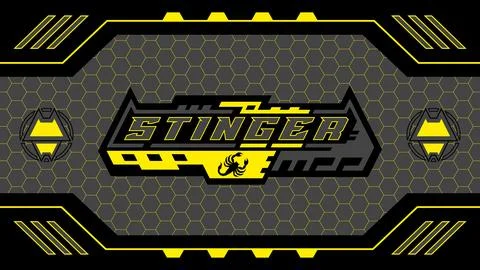 Stinger vectorial wallpaper - illustration ( EPS ) Stock Illustration