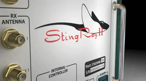 StingRay Cellphone Tracker Paning Detail Video Stock Footage 61193943