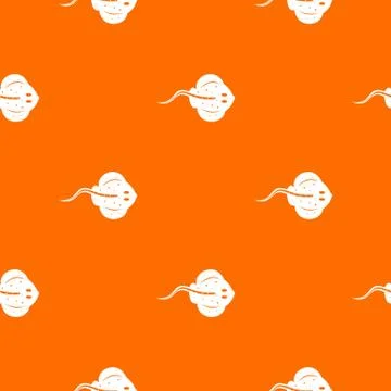 Stingray fish pattern seamless Stockillustratie