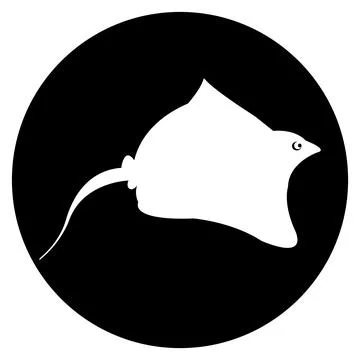 Stingray icon vector design Stock Illustration