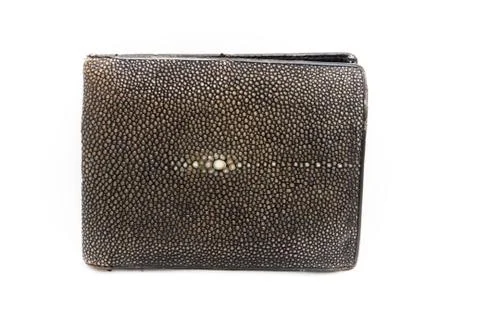 Stingray leather wallet Stock Photos