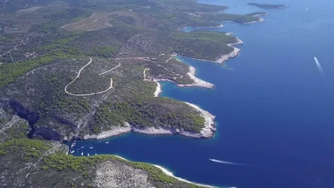 Stiniva Beach Stock Footage 95177768