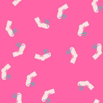 Stink smell vector seamless pattern 库存插图