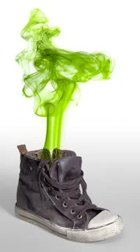 Stinky sneaker Stock Photos