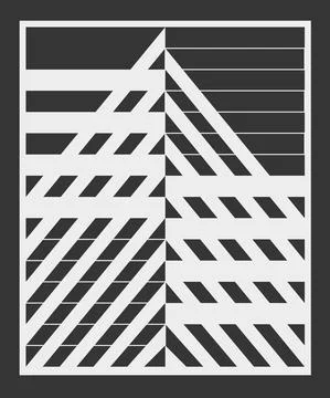 Stipes black and white  Stock Illustration
