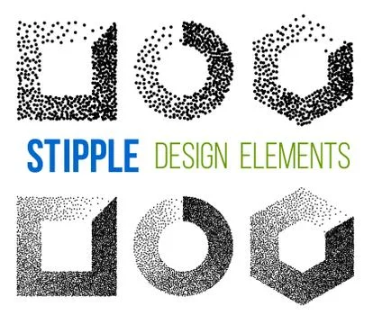 Stipple effect Stock Illustration