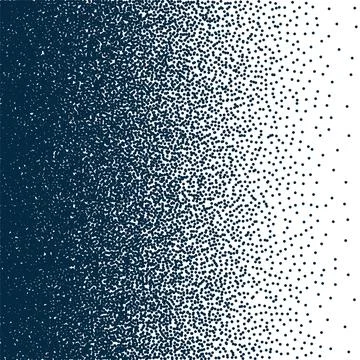 Stipple pattern, dotted geometric background. Stippling, dotwork drawing Ilustración de archivo