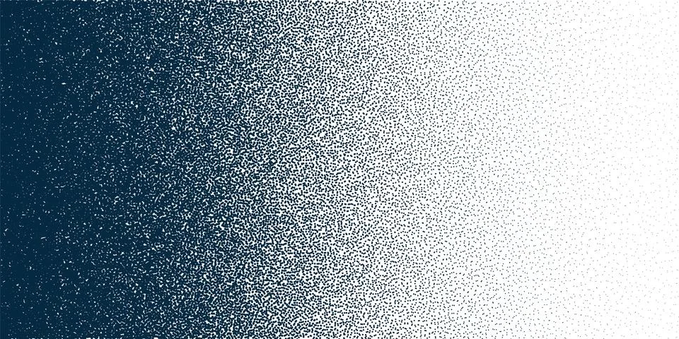 Stipple pattern, dotted geometric background. Stippling, dotwork drawing Stock Illustration