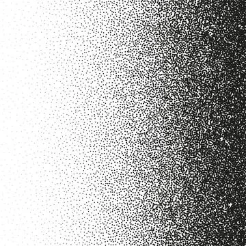 Stipple pattern, dotted geometric background. Stippling, dotwork drawing Ilustración de archivo