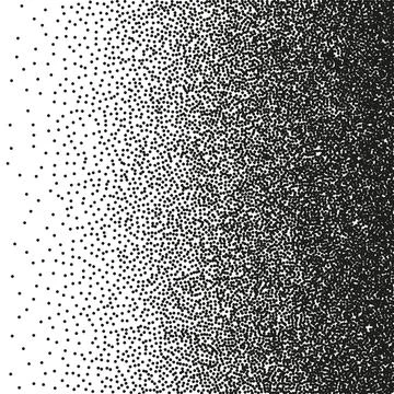 Stipple pattern, dotted geometric background. Stippling, dotwork drawing Stock Illustration