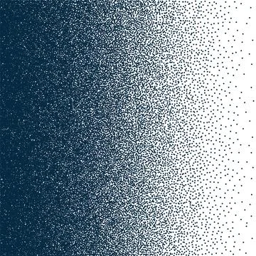 Stipple pattern, dotted geometric background. Stippling, dotwork drawing Ilustración de archivo