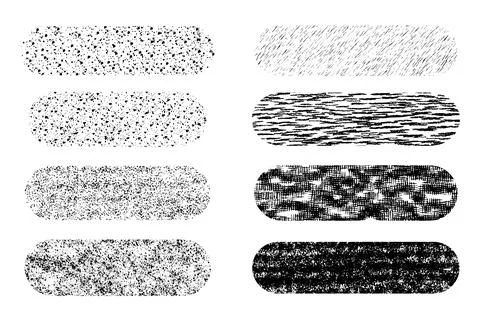 Stipple Scatter Brush Illustrazione stock