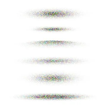 Stipple shadows set, dotted design elements. Fading gradient. Stippling, dotwork Stock Illustration