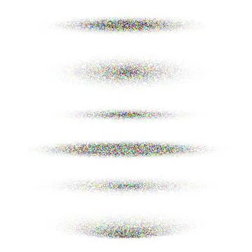 Stipple shadows set, dotted design elements. Fading gradient. Stippling, dotwork Illustrazione stock