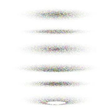 Stipple shadows set, dotted design elements. Fading gradient. Stippling, dotwork Stockillustratie