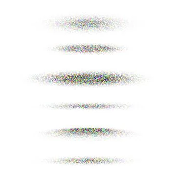 Stipple shadows set, dotted design elements. Fading gradient. Stippling, dotwork Illustrazione stock