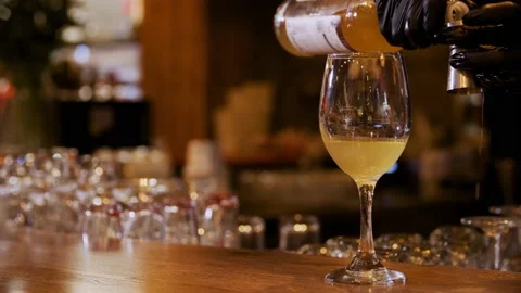 Stir a drinking cocktail Stock Footage 143385901