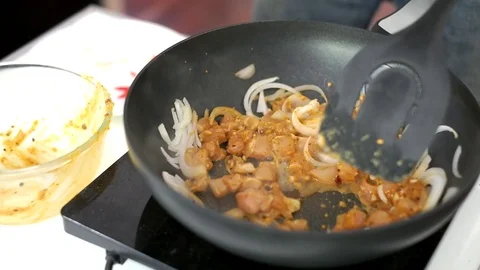 Stir Fried Stock Footage 73360209