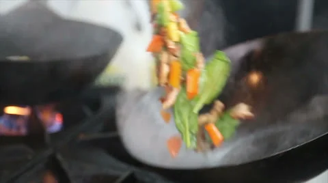 Stir Fry 1 Stock Footage 26202264