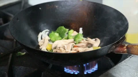 Stir Fry 3 Stock Footage 26201975
