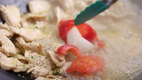 STIR FRY Stock Footage 242384462