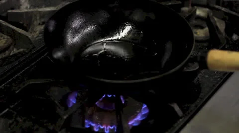 Stir-fry vegetables Stock Footage 22769237