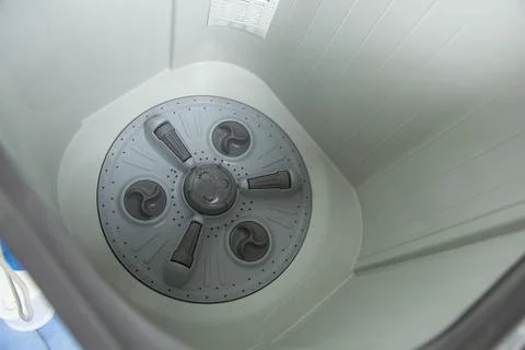 Stir the washing machine. Stock Photos