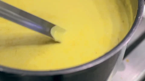 Stiring soup Stock Footage 34425581