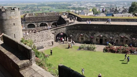 Stirling Castle Visitors Stock Footage 341107719