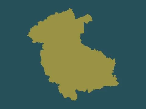 Stirling, Scotland - Great Britain. Solid color shape Stock Illustration