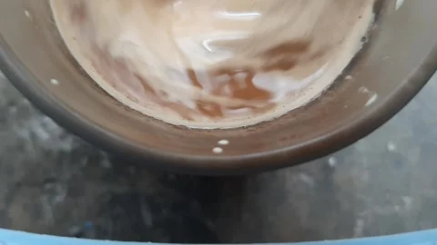 Stirring Cappuccino Video stock 237757564
