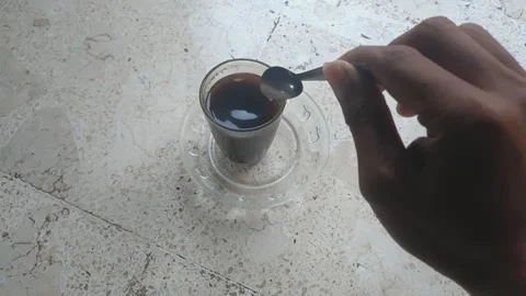 Stirring coffee Stock Footage 280279703