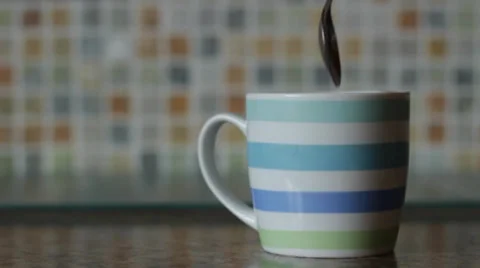 Stirring a cup of tea 動画素材 36032304