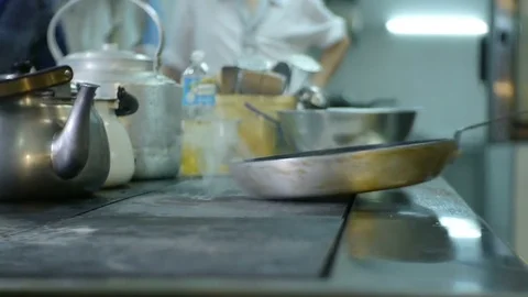 Stirring Meat Steam Stock Footage 78593601