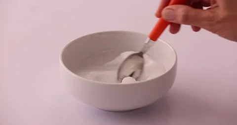 Stirring mixture together 2 Stock Footage 132211276