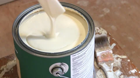 Stirring paint Stock Footage 48990021