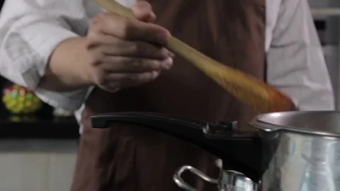 Stirring pot Stock Footage 77046384