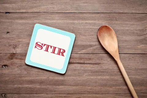 Stirring spoon Stock Photos