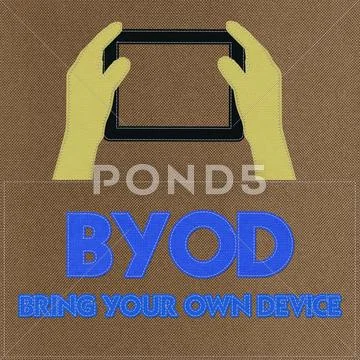 Stitch BYOD Stock Illustration