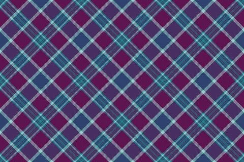 Stitch check vector plaid, plain fabric textile texture. Scrap pattern back.. Stock Illustration