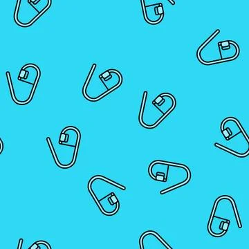 Stitch marker knitting wool vector seamless pattern Stock Illustration