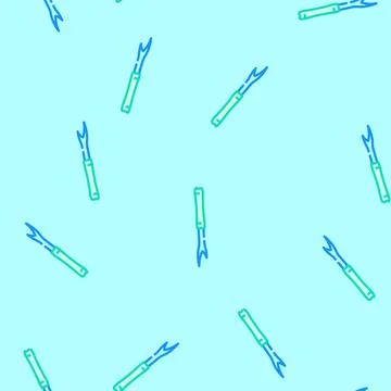 Stitch ripper knitting wool vector seamless pattern Stock Illustration