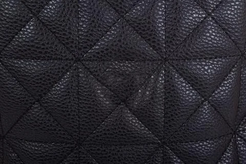 Stitched leather texture swatch Stock Photos