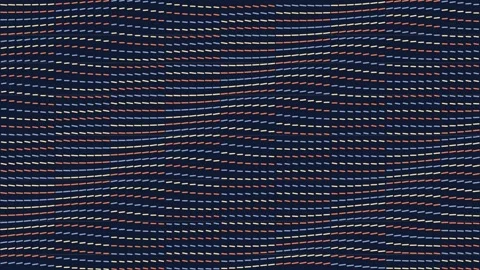Stitched Thread Wave Field Seamless Motion Background Loop 스톡 동영상 342388886