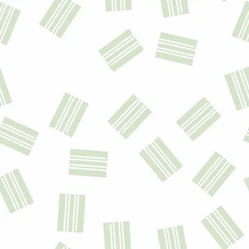 Stitching denim glyph vector seamless pattern Illustrazione stock