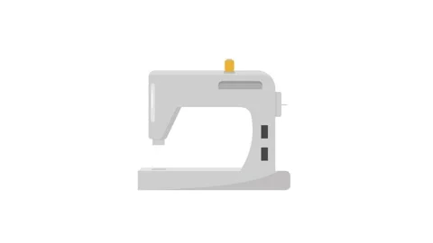 Stitching Machine icon animation for video motion graphics Stock Footage 179451029