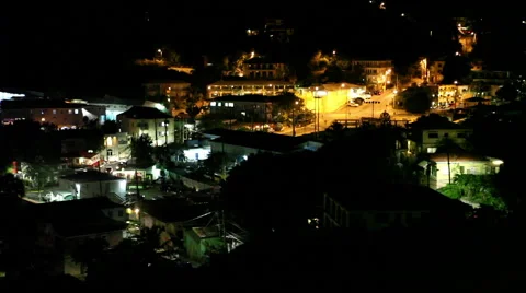 St.Johns city at night Stock Footage 41324460