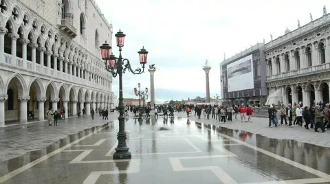 Stmarkssquare-venice Video stock 564883