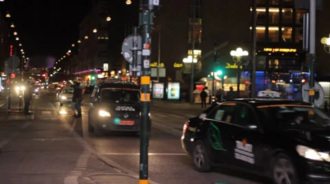 Stocholm at night 動画素材 33479834